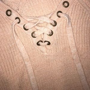 Pastel pink sweater